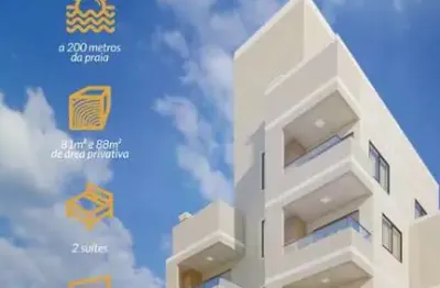 Apartamento com 2 suítes apenas 200 metros do mar em balneário piçarras-sc