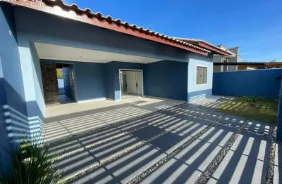 Casa com 3 dormitórios sendo 1 suíte 115m², terreno 300m² em itajuba, barra velha-sc