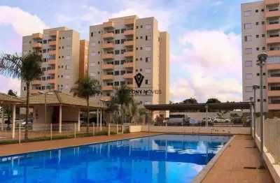 Apartamento 2/4 com sacada e suíte, no bairro jardim holanda.