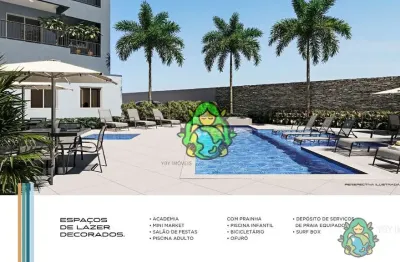 Lançamento, apartamento com três dormitórios, à venda, massaguaçu, caraguatatuba, sp