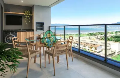 Lançamento à venda, uma quadra da praia, jardim aruan, caraguatatuba, sp.