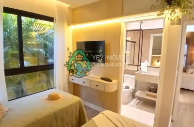 Lançamento com uma suíte à venda, 200 metros da praia, porto novo, caraguatatuba, sp