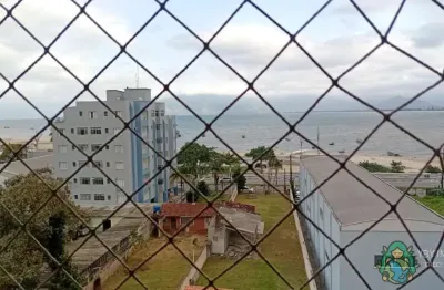 Apartamento com vista do mar à venda, uma quadra da praia do centro, caraguatatuba.