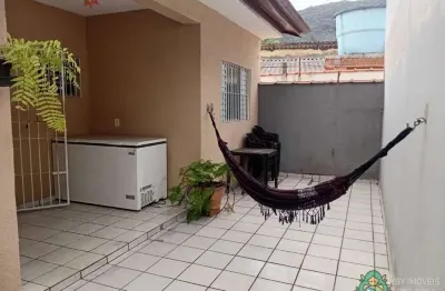 Casa térrea e ponto comercial à venda - 50 metros da praia do centro, bairro sumaré - caraguatatuba/sp