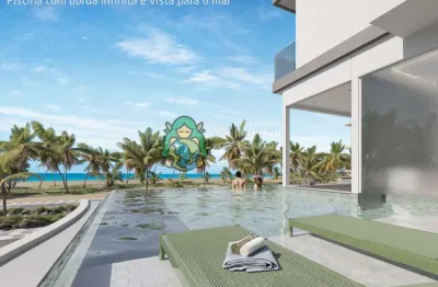 Condomínio frente mar na praia do aruan todos apartamentos com vista para o mar