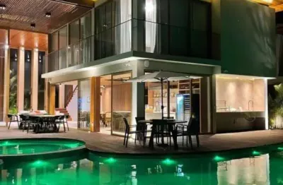 Sofisticada mansão no condomínio jacarandás - piscinas naturais