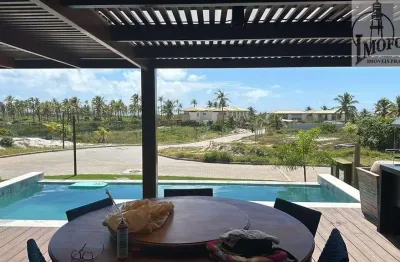 Linda casa térrea, com vista para o mar e 4 confortáveis suítes no imbassaí privilege !