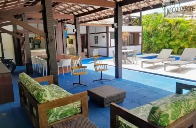 Casa em condomínio fechado com 5 quartos à venda na residencial praia do forte, 100, praia do forte, mata de são joão por r$ 4.300.000