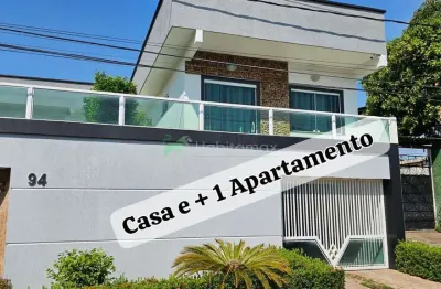 Casa moderna 90% mobiliada e com apartamento independente à venda – japiim – conjunto atílio andrezzao padrão