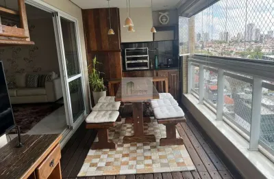 Apartamento 03 suítes com churrasqueira gourmet e 3 vagas na vila mariana/ chácara klabin  -  são paulo