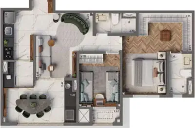 Apartamento com 3 quartos à venda na Rua Marquês Olinda, 125, Ipiranga, São Paulo