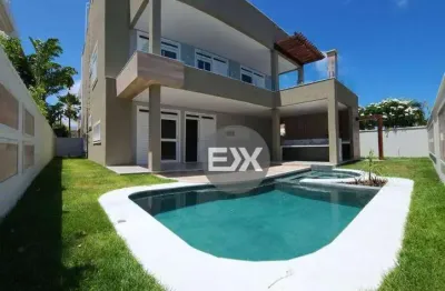 Mansão duplex alphaville fortaleza à venda, 450 m² por r$ 3.990.000