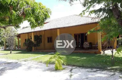 Sítio na praia canto verde, 9981 m² por r$ 1.200.000 - beberibe/ce
