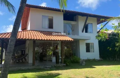 Casa em condomínio fechado com 5 quartos à venda na rodovia ba-099 - estrada do côco, praia de busca vida, camaçari, 500 m2 por r$ 2.650.000