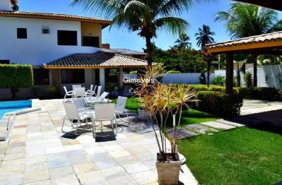 Casa em condomínio fechado com 4 quartos à venda na avenida praia de pajussara, vilas do atlantico, lauro de freitas, 271 m2 por r$ 1.990.000