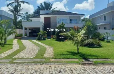 Casa em condomínio fechado com 4 quartos à venda na rodovia ba-099 - estrada do côco km 08, praia de busca vida, camaçari, 400 m2 por r$ 3.000.000