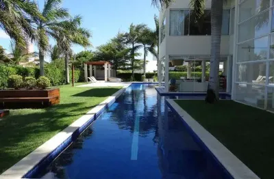 Casa em condomínio fechado com 6 quartos à venda na rodovia ba-099 - estrada do côco km 08, praia de busca vida, camaçari, 750 m2 por r$ 8.400.000