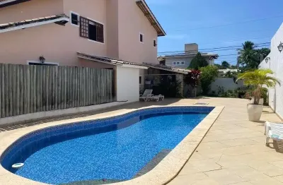 Casa em condomínio fechado com 4 quartos à venda na rua praia de tubarão, vilas do atlantico, lauro de freitas, 300 m2 por r$ 1.950.000