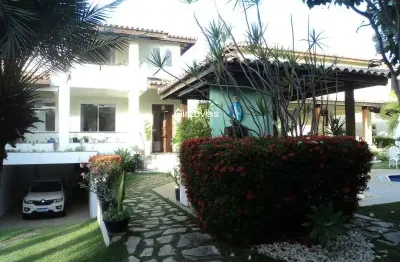 Casa em condomínio fechado com 4 quartos à venda na rua ana c b dias, buraquinho, lauro de freitas, 272 m2 por r$ 1.290.000