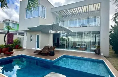 Casa em condomínio fechado com 4 quartos à venda na rodovia rodovia ba-099  estrada do côco, 20, alphaville (abrantes), camaçari, 306 m2 por r$ 2.650.000