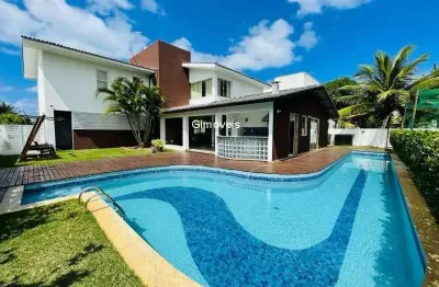Casa em condomínio fechado com 4 quartos para alugar na rodovia ba-099 - estrada do côco km 08, praia de busca vida, camaçari, 350 m2 por r$ 17.350