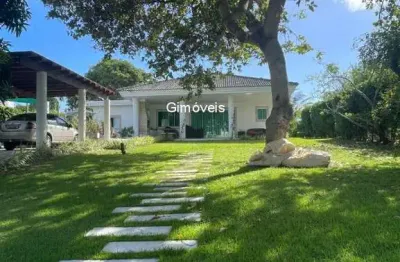 Casa em condomínio fechado com 4 quartos à venda na rodovia ba-099 - estrada do côco km 08, praia de busca vida, camaçari, 201 m2 por r$ 2.200.000