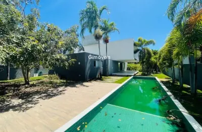 Casa em condomínio fechado com 4 quartos para alugar na rodovia ba-099 - estrada do côco, praia de busca vida, camaçari, 389 m2 por r$ 35.000
