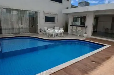 Casa em condomínio fechado com 5 quartos à venda na rua priscila b dutra, buraquinho, lauro de freitas, 400 m2 por r$ 1.980.000