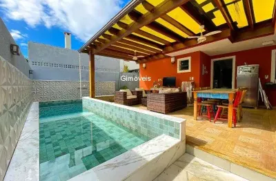 Casa em condomínio fechado com 5 quartos à venda na rua do bosque, boa união, camaçari, 260 m2 por r$ 998.000