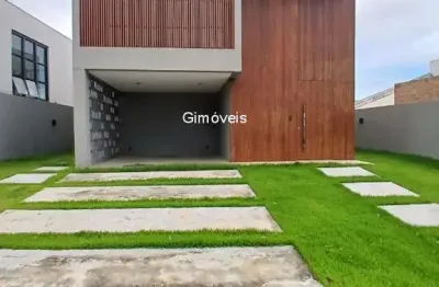 Casa em condomínio fechado com 4 quartos à venda na rua imbassaí, abrantes, camaçari, 240 m2 por r$ 1.670.000