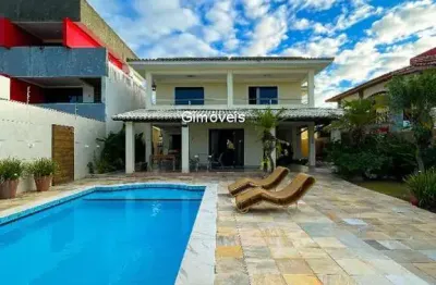 Casa com 5 quartos à venda na rua praia de amaralina, vilas do atlantico, lauro de freitas, 400 m2 por r$ 1.400.000