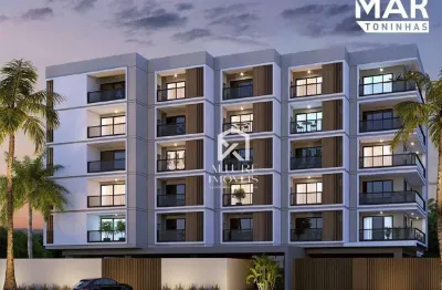 Apartamento com 2 dormitórios à venda, 76 m² a partir de r$ 500.811 - toninhas - ubatuba/sp