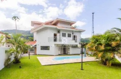 Casa com 4 dormitórios à venda, 350 m² por r$ 6.500.000,00 - tabatinga - caraguatatuba/sp