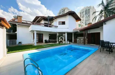 Casa com 4 dormitórios, 330 m² - venda por r$ 3.190.000 ou aluguel por r$ 15.900/mês - jardim aquarius - são josé dos campos/sp