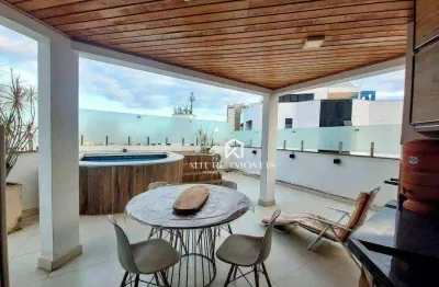 Cobertura com 3 dormitórios à venda, 182 m² por r$ 1.850.000,00 - jardim aquarius - são josé dos campos/sp