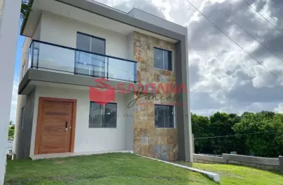 Casa duplex nascente, 4 suítes em lauro de freitas - *155380
