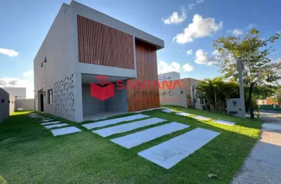 Casa à venda com 4 suítes no alphaville litoral norte ii - *123606
