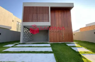 Casa à venda com 4 suítes no alphaville litoral norte ii - *123606