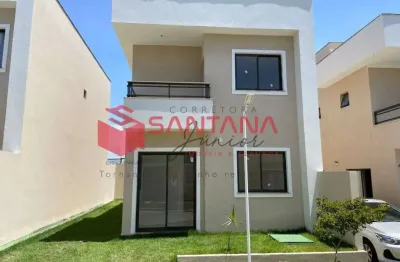 Casa com 4/4 sendo 1 suite em condomínio fechado - *119837