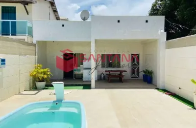Casa para venda, 3 quarto(s) com piscina privativa em arembepe - ca593
