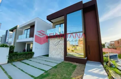 Casa de alto padrão 4/4 (3 suítes) em condomínio em vilas de abrantes - ca612