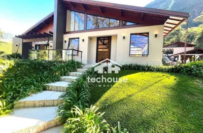 Casa alto padrão com 5 dormitórios à venda, 498 m² por r$ 4.980.000 - carlos guinle - teresópolis/rj