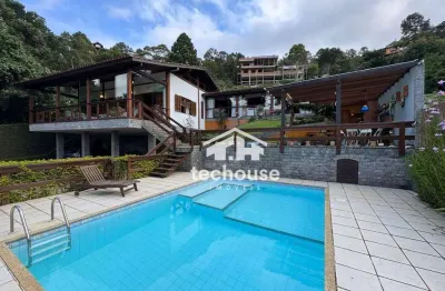 Casa com 4 dormitórios à venda por r$ 1.980.000,00 - albuquerque - teresópolis/rj
