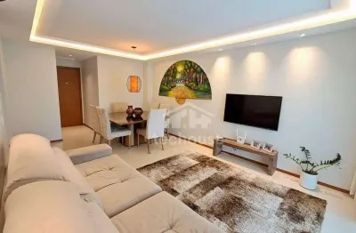 Apartamento mobiliado para locação em agriões, teresópolis - cozinha gourmet (ilha e torre quente), 2 quartos, varanda e lazer premium!