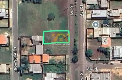 Lote 267,80 m² - 1506 sul (arse 152) - próximo ao assaí atacadista - palmas/to