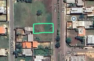 Lote 267,80 m² - 1506 sul (arse 152) - próximo ao assaí atacadista - palmas/to
