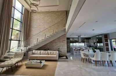 Sobrado alto padrão, com 4 suítes, 427 m² - condomínio caribe residence - palmas/to