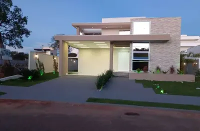 Casa alto padrão com 3 suítes - 240 m² - caribe residence e resort - palmas/to