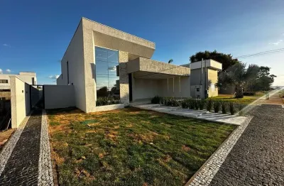 Casa alto padrão 4/4 com 3 suítes - 240 m²- porteira fechada - caribe residence e resort - palmas/to