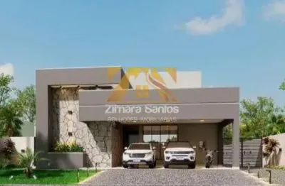 Casa Alto Padrão com 4 suítes - 241,79 m² - Caribe Residence e Resort - Palmas/TO